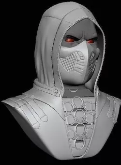 MORTAL KOMBAT SCORPION 3D MODEL 3 D PRINT 3D model