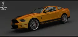 Mustang Shelby GT500 2013 3D model
