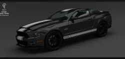 Mustang Shelby GT500 Super Snake 2013 3D model