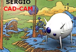 Nave Espacial Namek DBZ - Sérgio CAD CAM