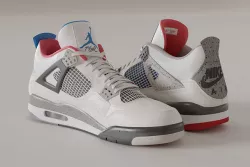 Nike Air Jordan 4 What The Shoe 3D model