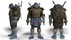 ninja turtle leonardo game model Low-poly 3D model