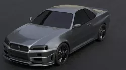 Nissan Skyline GT-R R34  3D model