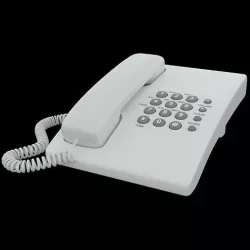 Offise telephone Low-poly 3D model