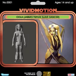 OOLA VINTAGE CUSTOM STAR WARS ACTION FIGURE, JABBA'S PALACE DANCER, KENNER 3.75", 6" CREATURE, TWI'LEK, 5 POA, 1/18, 1/6
