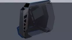 PC computer Cougar conquer Low-poly 3D model