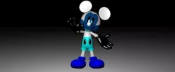 Photo Negative Mickey 3D model