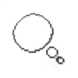 Pixel Speech Bubbles v1 001 Low-poly 3D model
