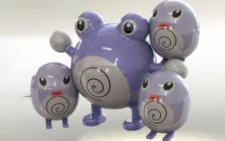 Poliwhirl - Pokémon- Sérgio CAD CAM