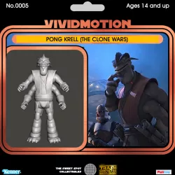 PONG KRELL JEDI MASTER CUSTOM VINTAGE STAR WARS ACTION FIGURE, KENNER 3.75", 6" JEDI GENERAL CLONE WARS CREATURE, ALIEN, 5 POA, 1/18, 1/6