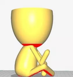 POTTING MEDITATING 3D model