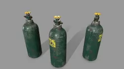 Propane Tank Low-poly 3D model