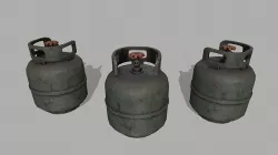Propane Tank Low-poly 3D model