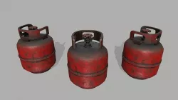 Propane Tank Low-poly 3D model