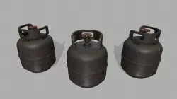 Propane Tank Low-poly 3D model