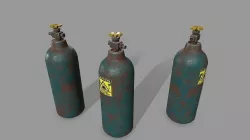 Propane Tank Low-poly 3D model