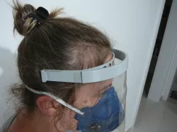Protective mask COVID19 face shield - protetor facial