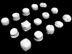 Puffs collection 3D model