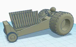 pulling tractor