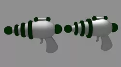 Ray Gun Alien 3D model