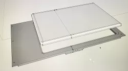 Rc 1/10 scale roof option for camper Bruder EXP-6 off-road caravan