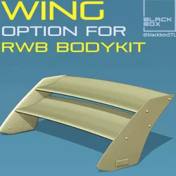 Rear Wing for RWB bodykit 1-24th