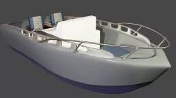 Recreational Boat 3D model