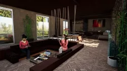 Revit studio apartment interior design 3D model