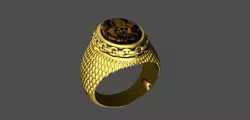   ring signet ring 3D model