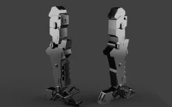 robotic leg 3D model