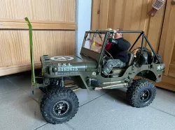 ROCHOBBY Willys Jeep 1:6 Wirecut