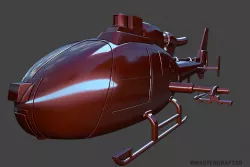 SA341 Gazelle helicopter (Size 500)