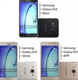 Samsung Galaxy On5 all color 3D model