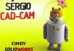 Sandy Cheeks - SpongeBob- Sérgio CAD CAM