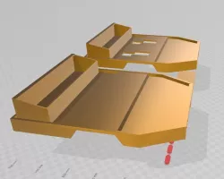 Scalemoney - Flatbed for RC4WD Blazer and TF2 including Toolbox to store the Battery