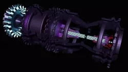 sci fi space iron piston 3D model