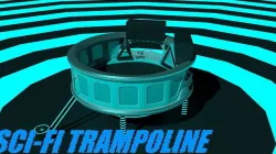 Sci-fi Trampoline 3D model