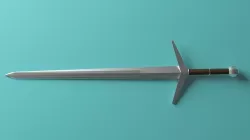 Silver sword - Witcher 3D model
