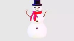 Snowman 3D model