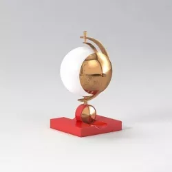 Space Age Turnable Table Lamp 3D model
