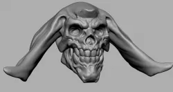 Stylized Skull 3D model