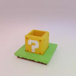 Super Mario Planter Box (Question Mark)