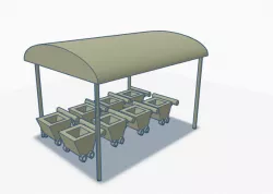Supermarket with trolleys // Supermarket