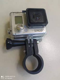 Suporte Para Cano E Câmera Gopro Airsoft Paintball
