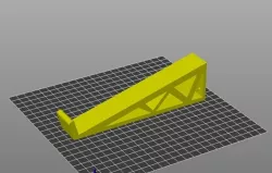 Support for mixer 15 degrees inclination useful length 299 mm