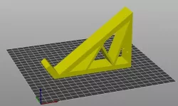 Support for mixer 36 degrees inclination useful length 299 mm