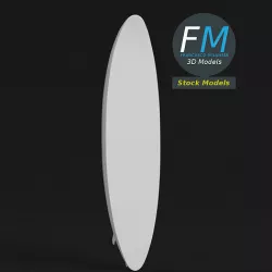 Surfboard 3D model