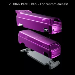 T2 DRAG PANEL BUS - For custom diecast