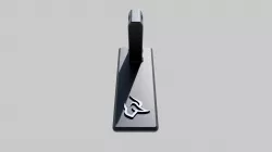 Taurus themed pistol display stand