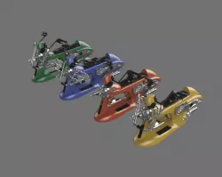 The book of Boba Fett Vespa Speeder gang mod space bikes